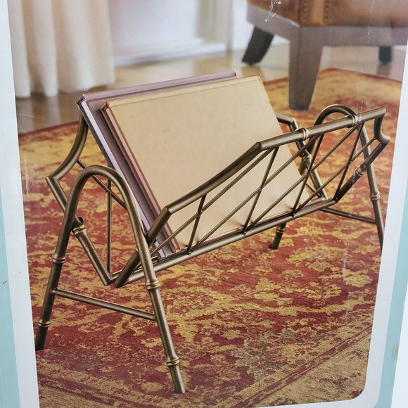 Asian Inspired Styling Cindy Crawford Style Trellis Magazine Organizer Rack - Picture 2 of 9